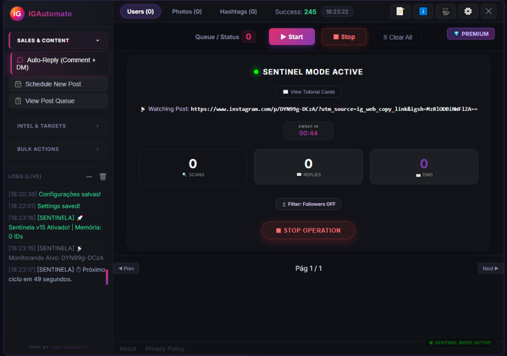 Activate and Monitor