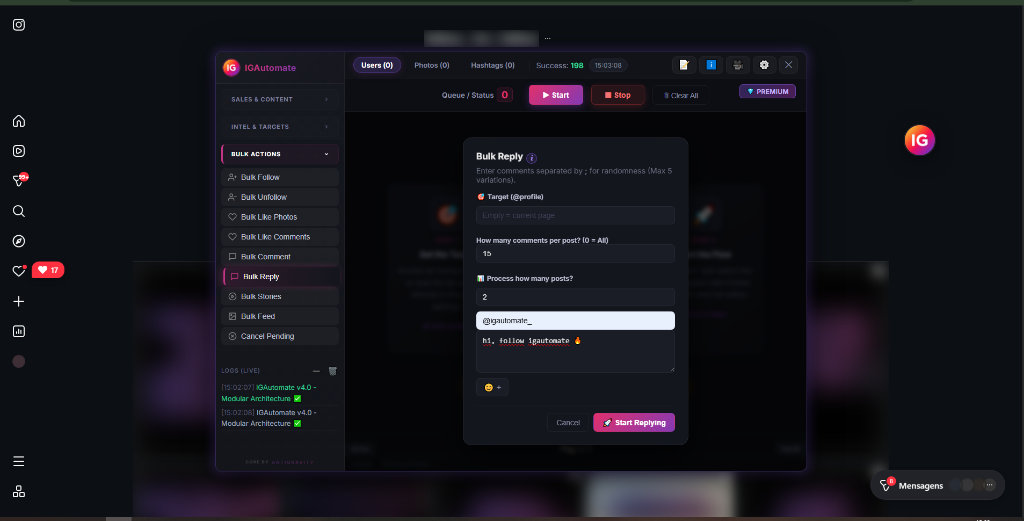 Step 1: Set Target and Message Variations
